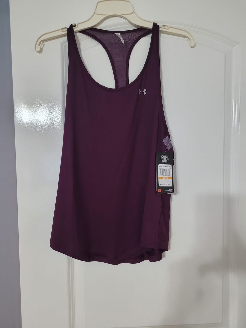 Under Armour Plum Racerback Workout Tank Top